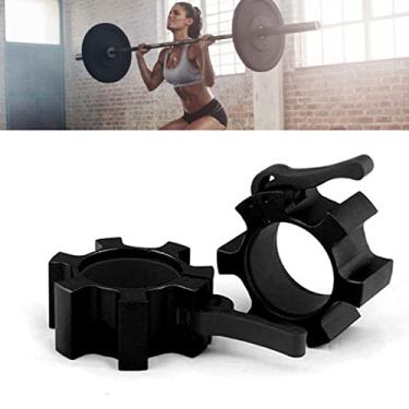 Imagem de SPYMINNPOO Bloqueio de Colarinho de Barra, Trava de Liberação Rápida para Treinamento Fitness, Musculação, Clipes de Liga de Alumínio para Treino de Academia, 2 Peças de 50mm (#2)