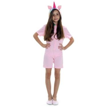 Imagem de Fantasia Unicórnio Rosa Infantil Curto - Diversos, Unica, G