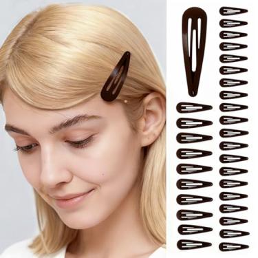 Imagem de Pacote com 40 grampos de cabelo, presilhas de cabelo em forma de gota d'água de aderência forte para mulheres, essenciais invisíveis em forma de U, cabelo grosso e fino para uso diário, acessórios de