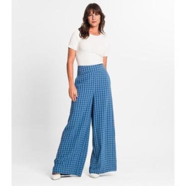 Imagem de Calça Pantalona Feminina Endless Azul-Feminino