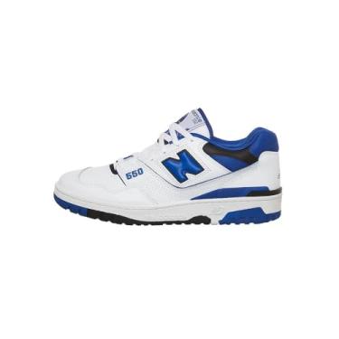 Imagem de New Balance T nis masculino BB550, branco/azul, 14