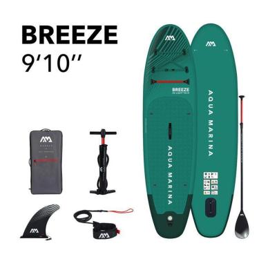 Imagem de Prancha Stand up inflável Breeze Aqua Marina - Com Bomba, Mochila e Leash de segurança-Unissex