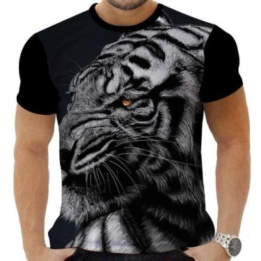 Imagem de Camiseta Camisa Personalizada Animal Felino Tigre Selva 4 - OBDS, BABY