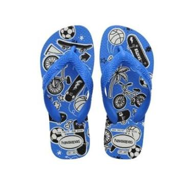 Imagem de Chinelo Infantil Menino Havainas Kids Athletic Azul-Masculino
