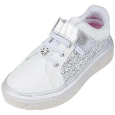 Imagem de Tenis Infantil Menina Glitter Conforto Estiloso Pampili-Feminino