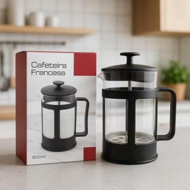 Imagem de Cafeteira Prensa Francesa Manual 800Ml Grande Café Chá Leite - Kadê