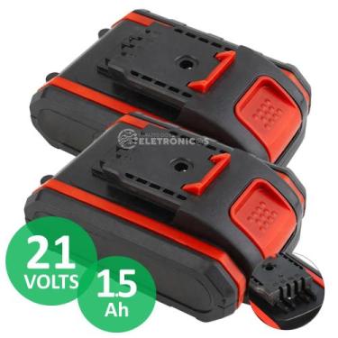 Imagem de Bateria de Lítio 21V 1.5Ah Recarregável para Ferramentas Elétricas BAT