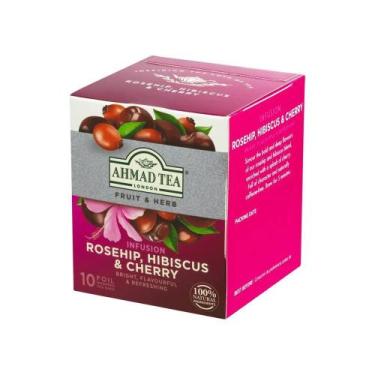 Imagem de Chá Roseship Hibiscus e Cherry Ahmad Tea 20g