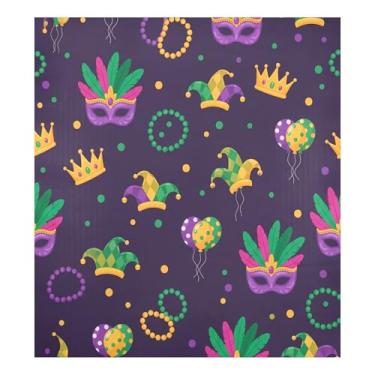 Imagem de Blueangle Capa magnética para lava-louças de carnaval, decoração de capa frontal de lava-louças, adesivos de eletrodomésticos, adesivos de eletrodomésticos, 58 cm C x 66 cm adesivo magnético