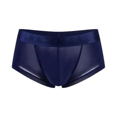 Imagem de Cuecas Boxer Transparentes Ultra-finas De Seda Gelada Para Homens, Res