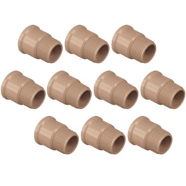 Imagem de Kit Com 10 Adaptador Curto Soldável 20Mm X 1/2 Caixa D`Água
