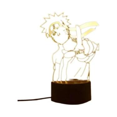 Imagem de Lâmpada Noturna 3D LED De Anime Uchiha Sasuke Obito Madara Gaara Narut
