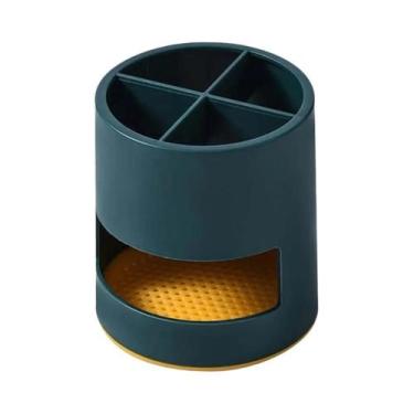 Imagem de Suporte De Escova De Dentes Elétrica De Plástico Com Furos De Drenagem