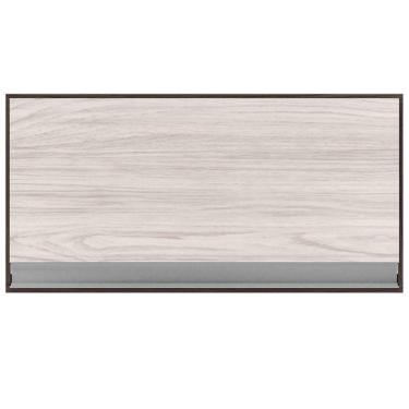 Imagem de Armário Aéreo Cozinha Geladeira 1 Porta 60 Cm Castanho Avelã