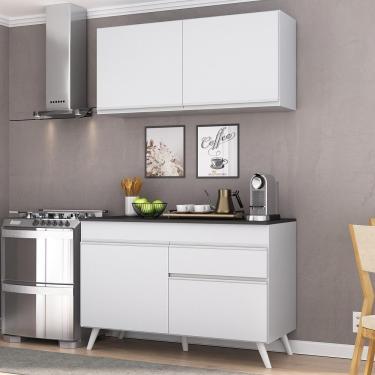 Imagem de Armário De Cozinha Compacta 2 Peças Mp3687.891 Veneza Branco