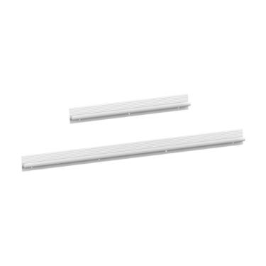 Imagem de Kit 2 Puxadores Para Balcão De Cozinha 105cm Veneza Multimóveis Mp2305 Branco