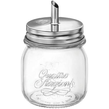 Imagem de Bormioli Rocco Qstagioni Açucareiro 10X9X9Cm 250Ml Vidro Transp Tampa Inox