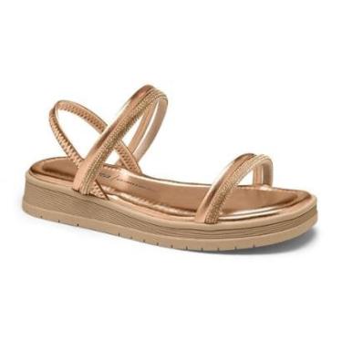 Imagem de Sandália Dakota Flatform Papete Com Brilho e Strass Feminina Y6963-Feminino