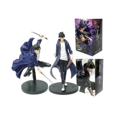 Imagem de Figura Do Rei Das Sombras Do Anime Solo Leveling, Sung Jinwoo Cheng Xi