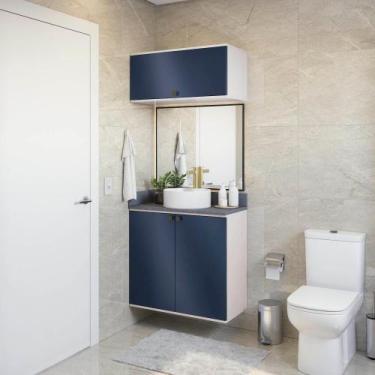 Imagem de Conjunto para Banheiro com Basculante Kappesberg Celeste 2 Peças Branc