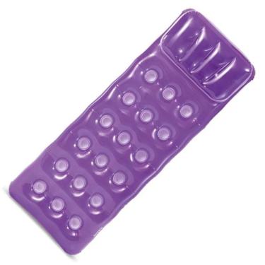 Imagem de Colchão Bronzeador Inflável Caribe Porta Copos 58890 Intex-Unissex