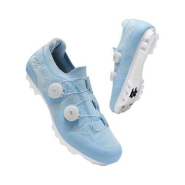 Imagem de Sapatos De Ciclismo Profissionais Unissex Com Clipe SPD Para Bicicleta