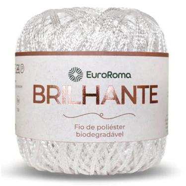 Imagem de Linha Brilhante EuroRoma Cor 150 Natural 100g - 136 Metros