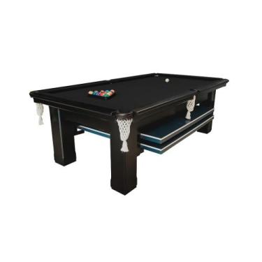 Imagem de Mesa de Sinuca e Ping Pong - 1,96x1,06 - Nelson Bilhares, Preto
