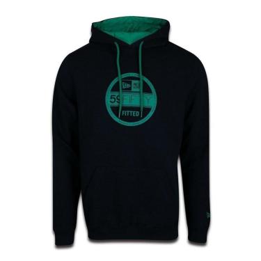 Imagem de Moletom Caguru New Era Basico Sazonal Caqui e Azul Marinho-Unissex