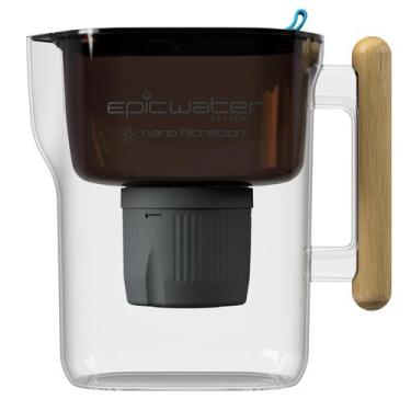 Imagem de Filtro de água Pitcher Epic Nano 10 Cup 150L (preto e bambu) - Epic Wa