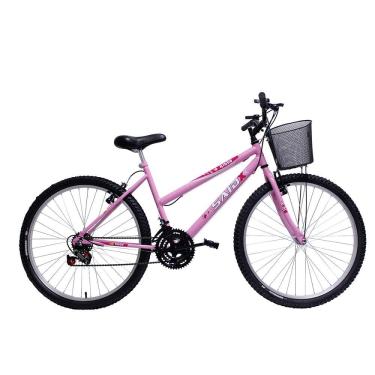 Imagem de Bicicleta Aro 26 Feminina Bike De Passeio 18 Marchas Saidx