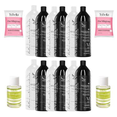 Imagem de Kit 6 Escovas Progressivas Zap Me Leva Mais + Saches + Óleo Reparador