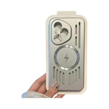 Imagem de Capa Magnética Huawei Honor Com Dissipação De Calor, Capa De Metal PC 