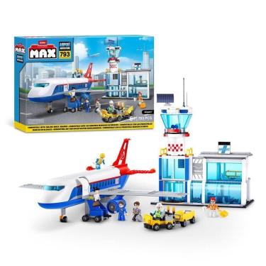 Imagem de Blocos De Montar Max City Aeroporto 793 Peças