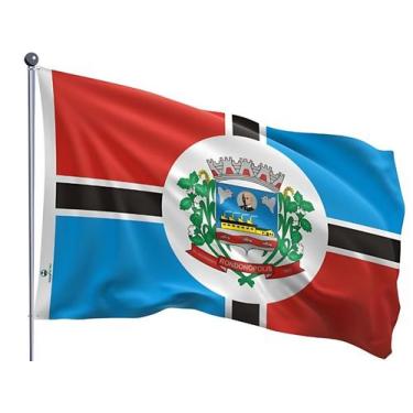Imagem de Bandeira do Município de Rondonópolis Dupla Face Estampada Tamanho 70x