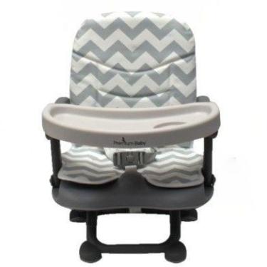 Imagem de Cadeirinha de Alimentação Portátil Cloud Cinza Premium Baby - crf012, 