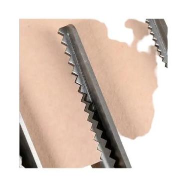 Imagem de Tesoura De Alfaiate Profissional Em Aço Inoxidável Com Corte Em Zigue-