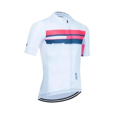 Imagem de Camisa De Ciclismo Masculina De Verão Com Manga Curta MTB Rápido Secag