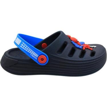 Imagem de Clog Grendene Kids Kicks Web Hero Macio Menino, Azul, Marinho, 29