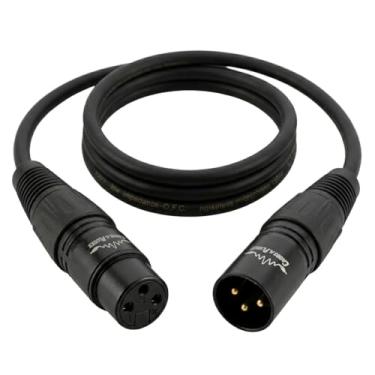 Imagem de Cabos & Plugs - Cabo XLR Macho - XLR Fêmea Microfone Balanceado (1m)