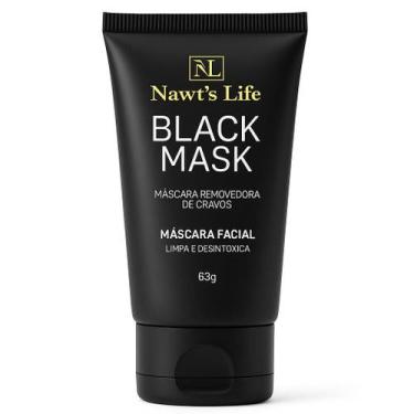 Imagem de Máscara Facial Black Nawts Life com Carvão Ativado  Controla Oleosidad