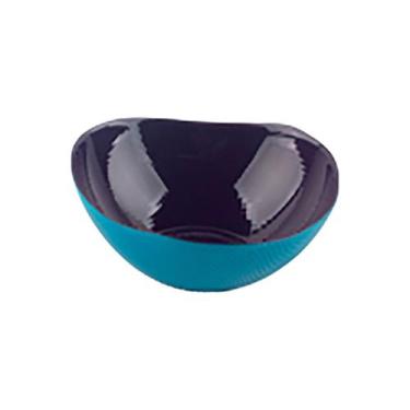 Imagem de Centro de mesa Milky vidro roxo azul 1,2L 20x7,5cm -L Hermitage - L'He