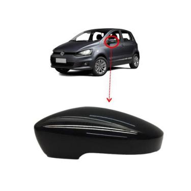 Imagem de Capa Retrovisor p/ Pisca VW Gol G6 UP Polo 2010 a 2011 Esquerdo Liso E