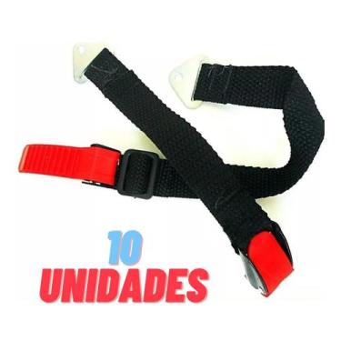 Imagem de Kit 10 Cintas Jugular Com Engate Rapido Para Capacete - Gow, CINTA JUG