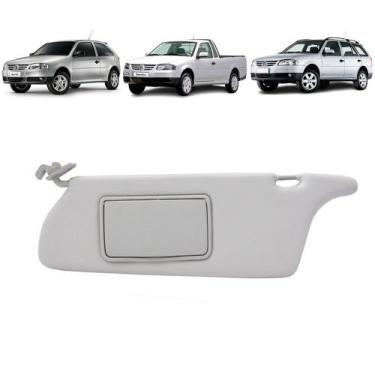 Imagem de Quebra Sol Cinza Com Espelho Volkswagen Gol Parati e Saveiro 1995 a 20