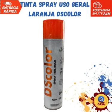 Imagem de Tinta Spray Uso Geral Laranja DSColor - DS Color