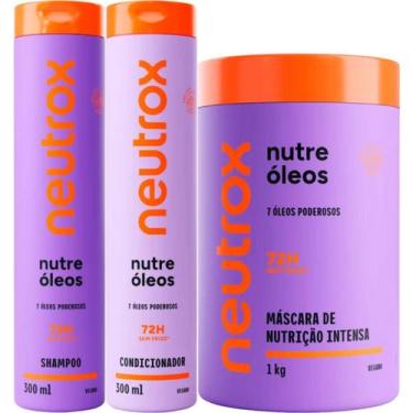 Imagem de Shampoo e Condicionador Neutrox Nutre Óleos + Máscara de Nutrição Inte