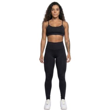 Imagem de Conjunto Top Alça Fina e Calça Suplex Bella Fiore Roupa Para Academia Treino Moda Fitne...
