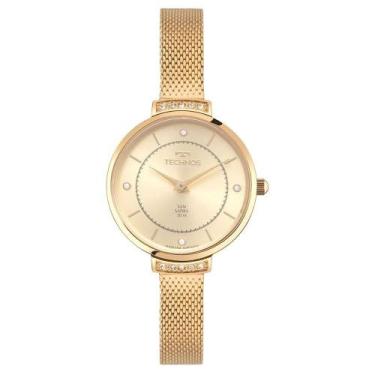 Imagem de Relógio Technos Feminino Slim Dourado - Vj20ab-1x