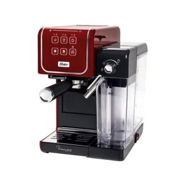 Imagem de Cafeteira Primalatte Touch Led Oster Vermelha 220V, Vermelho, 220V